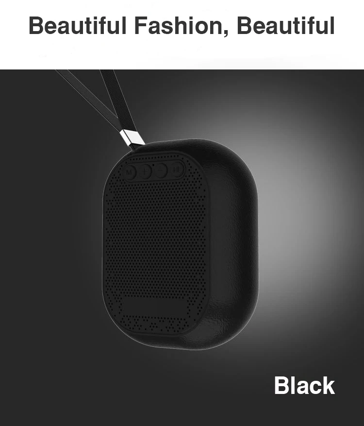 HIFI Portable wireless Bluetooth Speaker Stereo Sound Box TF Card FM Radio Music Subwoofer Column Speakers for Computer Phones (8)