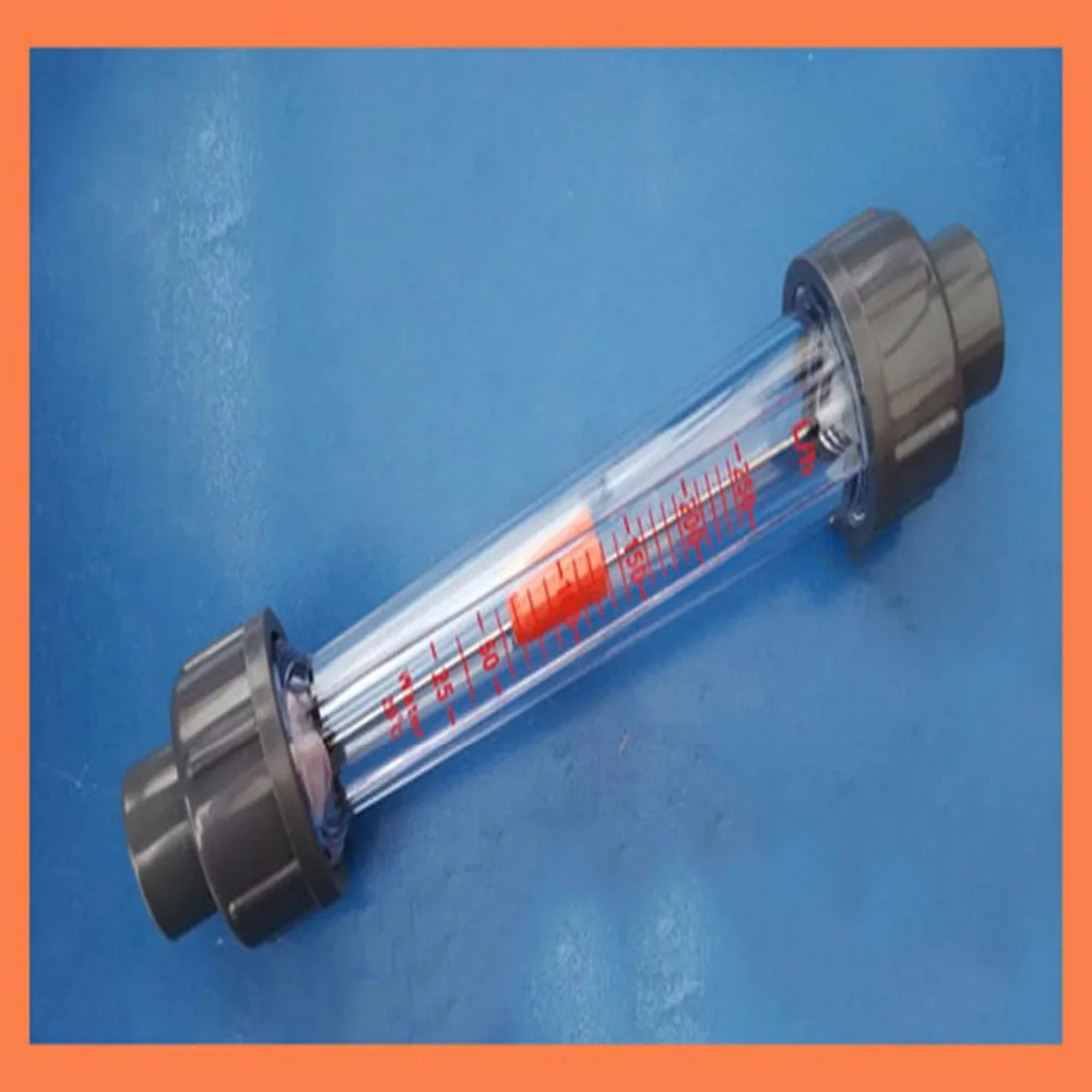 

LZB-15S Plastic Flowmeter Water Rotameter ( Long Tube BSP thread Connection) Flow range 40-400L/h,LZB15S Tools Flow Meters