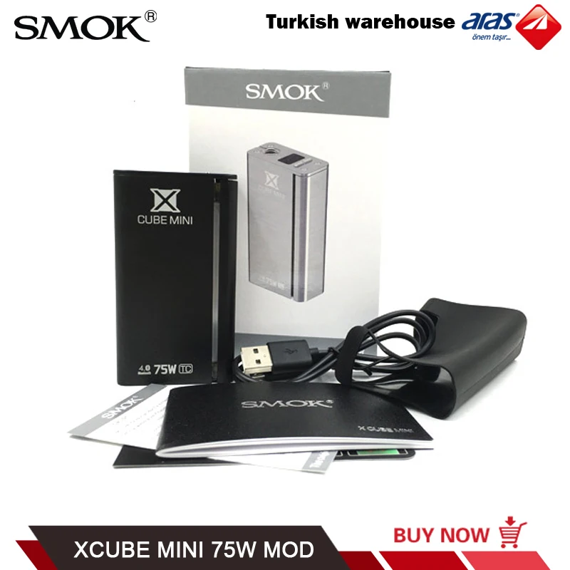 

100% Original Smok Xcube Mini 75W TC Box Mod Variable Wattage Updated From Xcube Ultra 220w Ship from Turkey