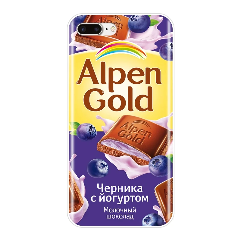 For iPhone 6 S 6S 7 8 X XR XS Max Case Silicone Funny Chocolate Russian Soft Cover For Apple iPhone 8 7 6S 6 S Plus Phone Case