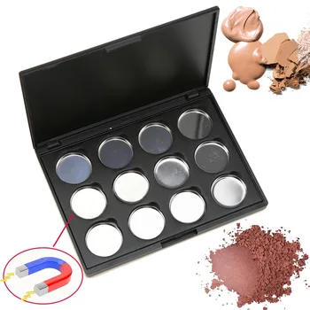 

10pcs/lot Empty Eyeshadow Palette Magnetic Refill Eyeshadow DIY Easy Carry Beauty Makeup Cosmetic Storage Tool 12 colors