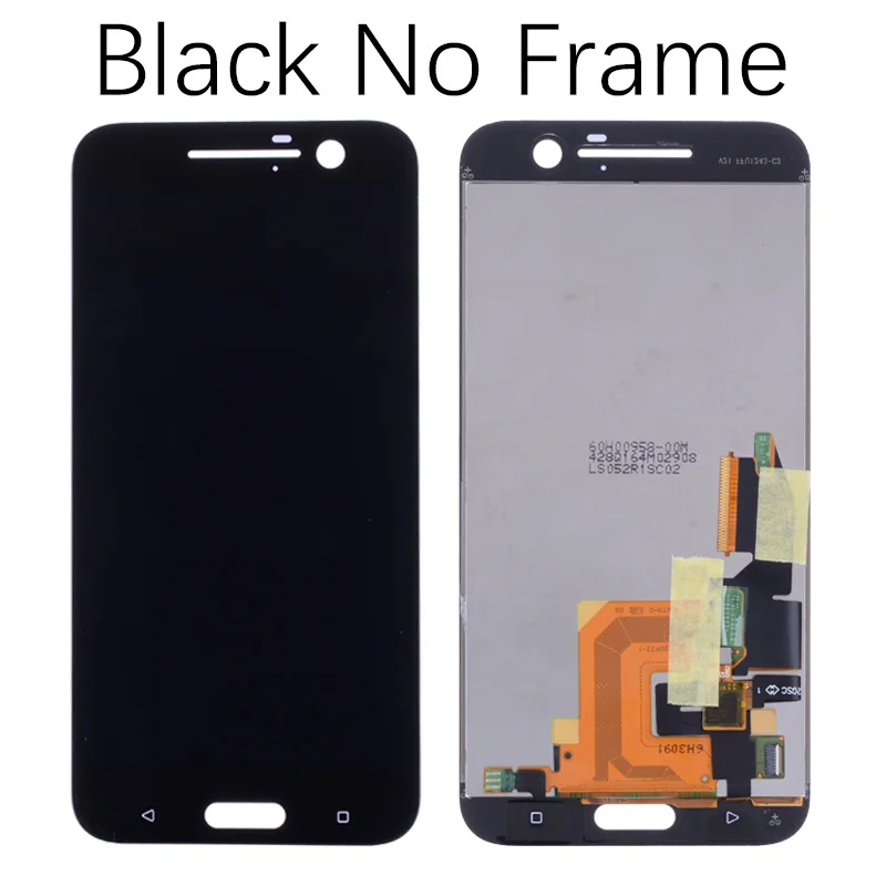 Дисплей для HTC One M10 LCD в сборе с тачскрином 5.2" Черно-белый - Цвет: No Frame Black