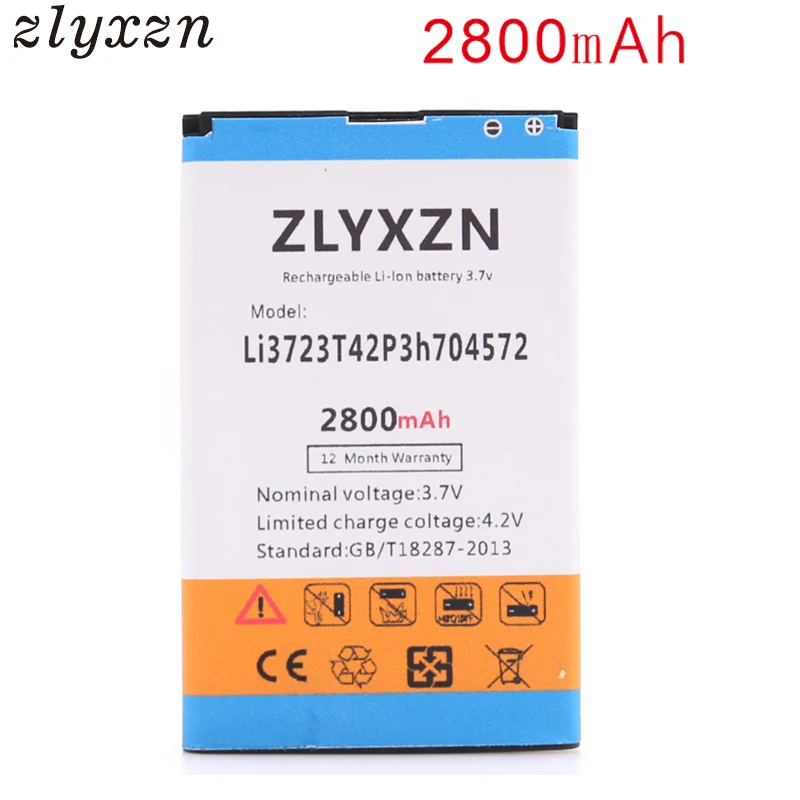 2800 мАч Новый высокое качество Батарея Li3723T42P3h704572 для ZTE MF91 mf90 4G WI-FI маршрутизатор