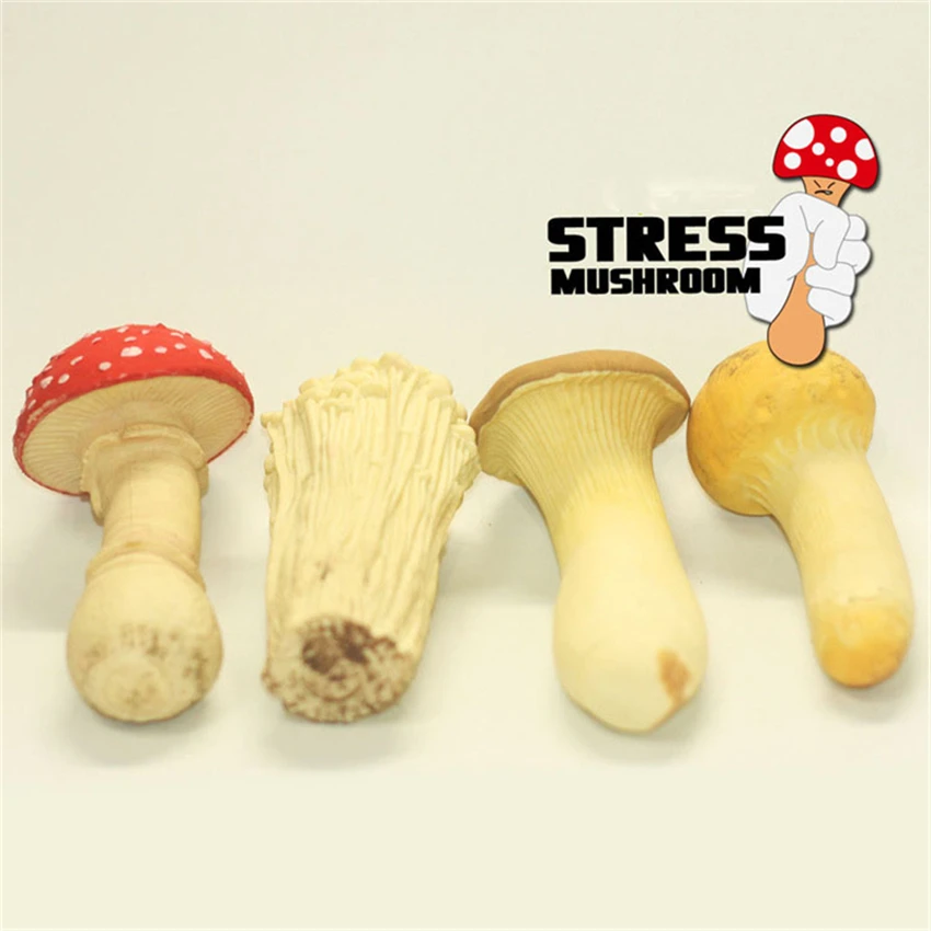 Eva2king сжимать овощи гриб, чтобы уменьшить стресс забавные мягкие растягивающиеся мягкими игрушки для Chidlren и взрослых Рождественские