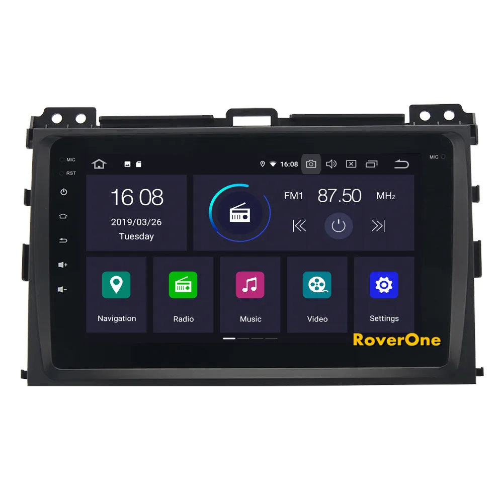 Perfect For Toyota Prado 120 2004 - 2009 Android 9.0 Quad Core Autoradio Car Radio Stereo GPS Navigation Multimedia Player NO DVD 5