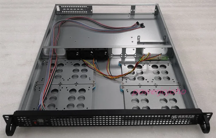 Фабричный магазин 1U промышленный корпус 19 дюймов в стойку серверный компьютерный чехол 1U550 антистатический 550 мм Глубина