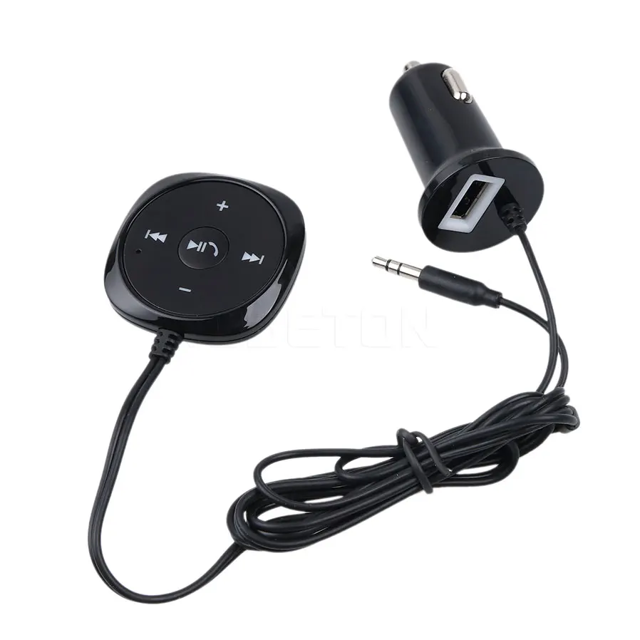 Kebidu Bluetooth автомобильный комплект MP3 плеер 3,5 мм AUX аудио A2DP музыкальный приемник адаптер USB зарядное устройство для автомобиля iphone Android