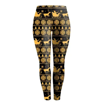 

Summer Autumn Printed Women Leggings Christmas Leggins High Waist Silm Legins Women Pants