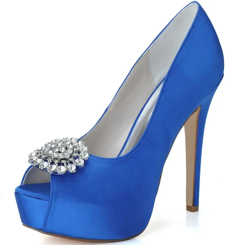 chaussure a talon bleu