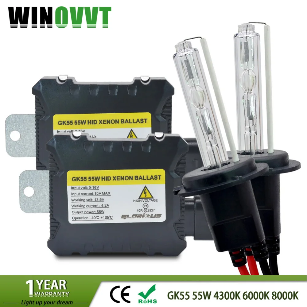 

H7 xenon H4 HID Kit for car Headlight H1 H3 H4 H8 H9 H11 9005 HB3 9006 HB4 881 D2S 4300K 6000K 8000K xenon H7 HID Bulb Ballast
