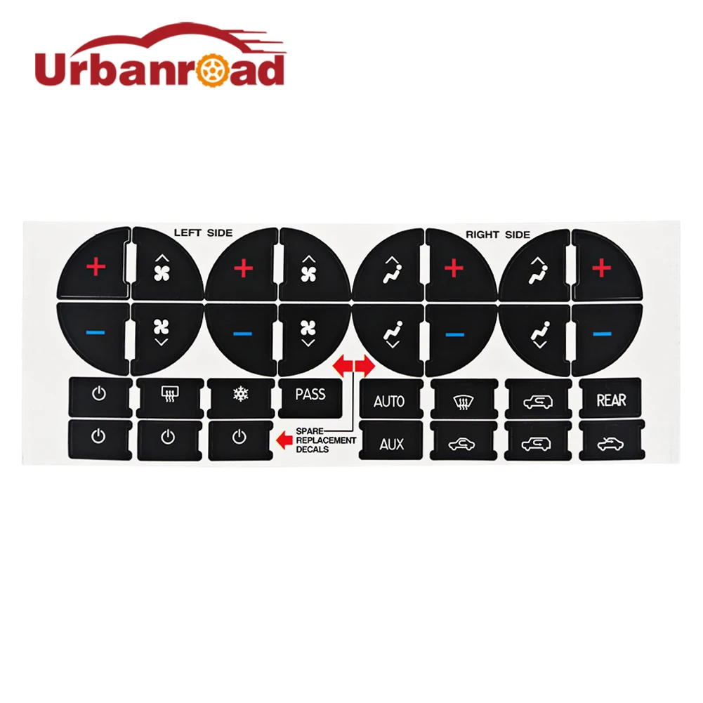 

2Pcs 2017 Waterproof Auto Internal Sticker Car Button Sticker Decor Car Accessories Button Decorative For Buick Enclave