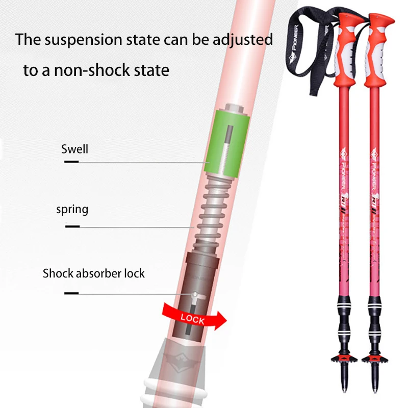 Najtaniej Nowy matowy kijki trekkingowe Camping Outdoor kijki trekkingowe do Nordic Walking piesze wycieczki Naturehike Antishock kijki trekkingowe lub osoby w podeszłym wieku