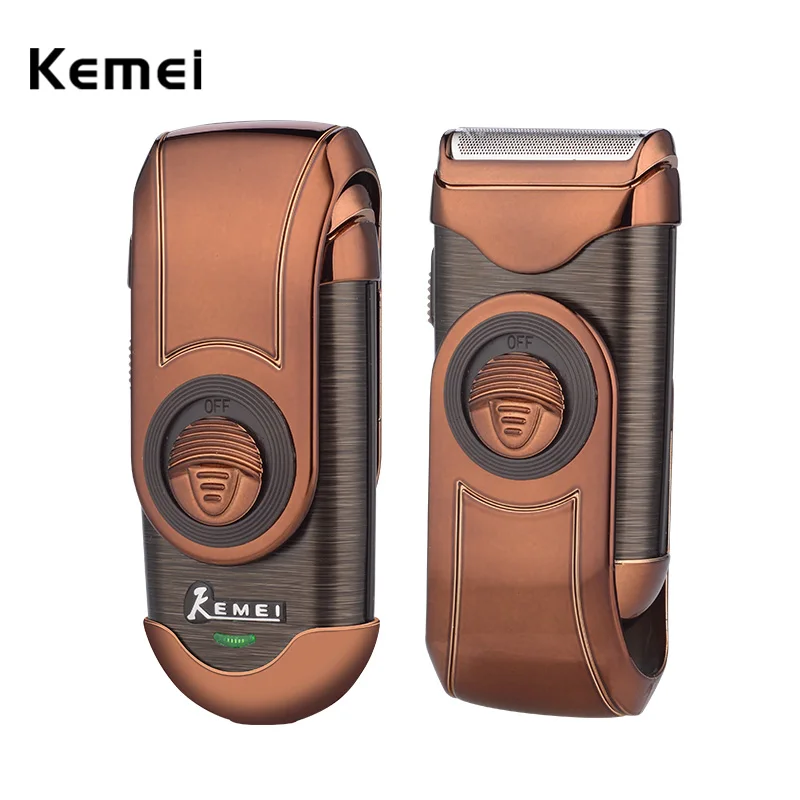 Kemei Men's Electric Shavers Razors 100 240V Rechargeable Mustache