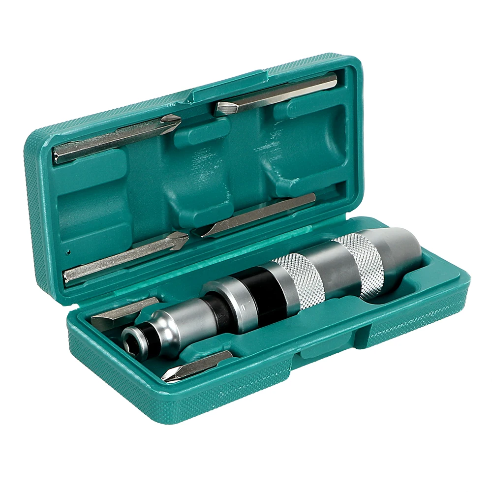

DIYWORK Multi-function Heavy Duty Impact Screwdriver Socket Kit Chrome Vanadium Steel 7Pcs/set Driver Chisel Bits Tools