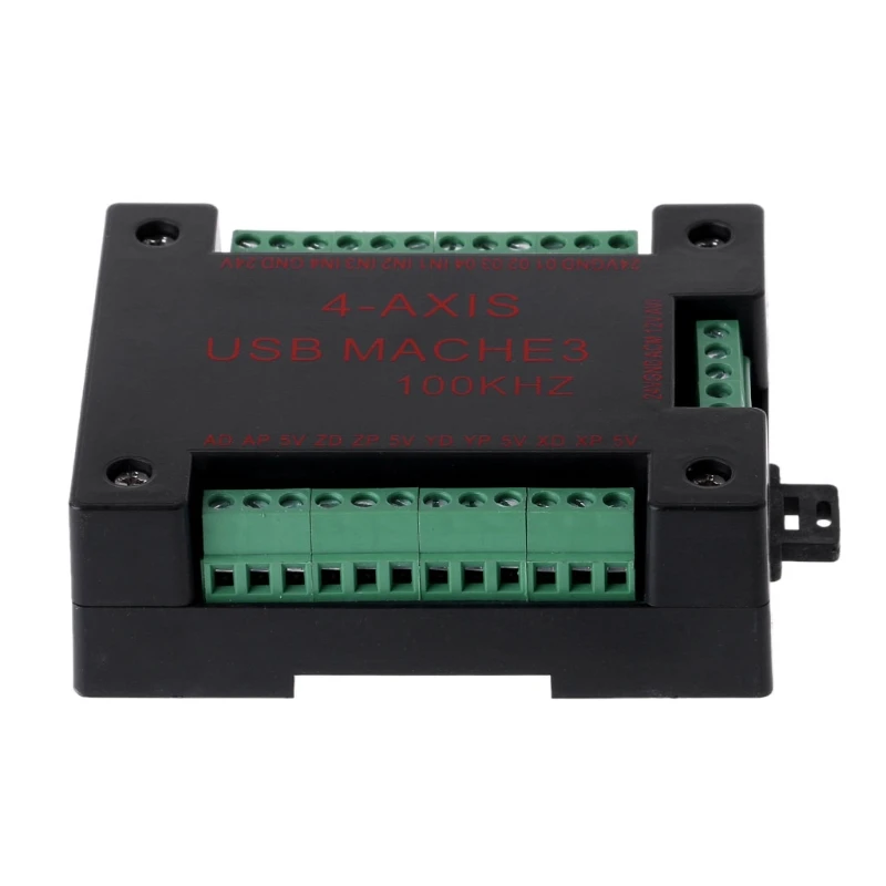 

CNC USB MACH3 100Khz Breakout Board 4 Axis Interface Driver Motion Controller