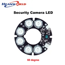 Heanworld 6 Красивые решетка светодиодная LED IR светодиодный s доска инфракрасный ИК доска 60 градусов для видеонаблюдения Камера 60 диаметр Камера светодиодный доска