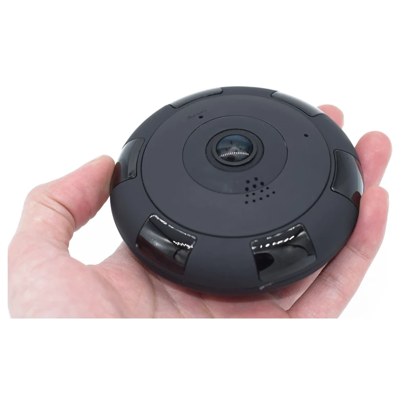  Mini Wifi Ip Macchina Fotografica HD1080P Fisheye Panoramica a 360 Gradi Vr 64 Gb Carta di Tf Slot 