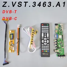 Z. VST.3463.A1 V56 V59 Универсальный ЖК-драйвер Плата Поддержка DVB-T2 ТВ плата+ 7 ключ переключатель+ ИК+ 2 лампы Инвертор+ LVDS