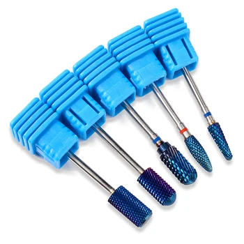 

1PC Nail Drill Bit Tungsten Alloy Blue Nail Drill Bit Nail Polishing Grinding Head Pedicure Nail Art Machine Accessories