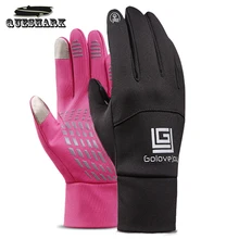 Waterproof Touch Screen Cycling Gloves Fleece Thermal Warm Sports Bike Gloves Full Finger Motorcycle Cycling Bicycle Gloves