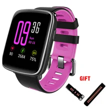 Kaimorui GV68 Smart Watch Waterproof Ip68 Heart Rate Monitor with Replaceable Strap for Android and IOS Bluetooth Smartwatch