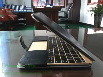

New arrrive High end Leather Case For Apple Macbook Air 12 Retina Leather case Protector for Mac book Air 12 inch 2015 version
