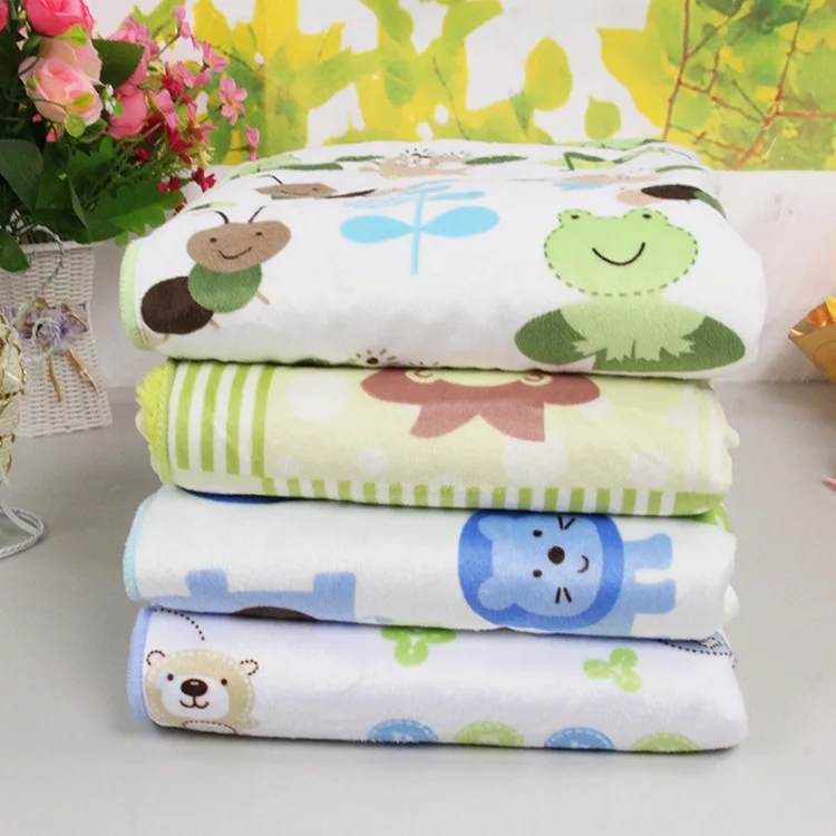 Baby Blankets Coral Fleece Super Soft And Comfortable Newborn Receiving
