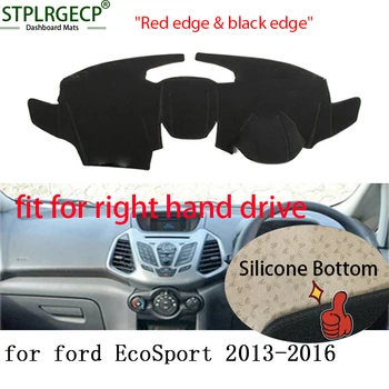 

for ford Ecosport 2013-16 right hand drive Double layer Dash Mat Dashmat Dashboard Cover Sun Shade Dash Board Cover Carpet