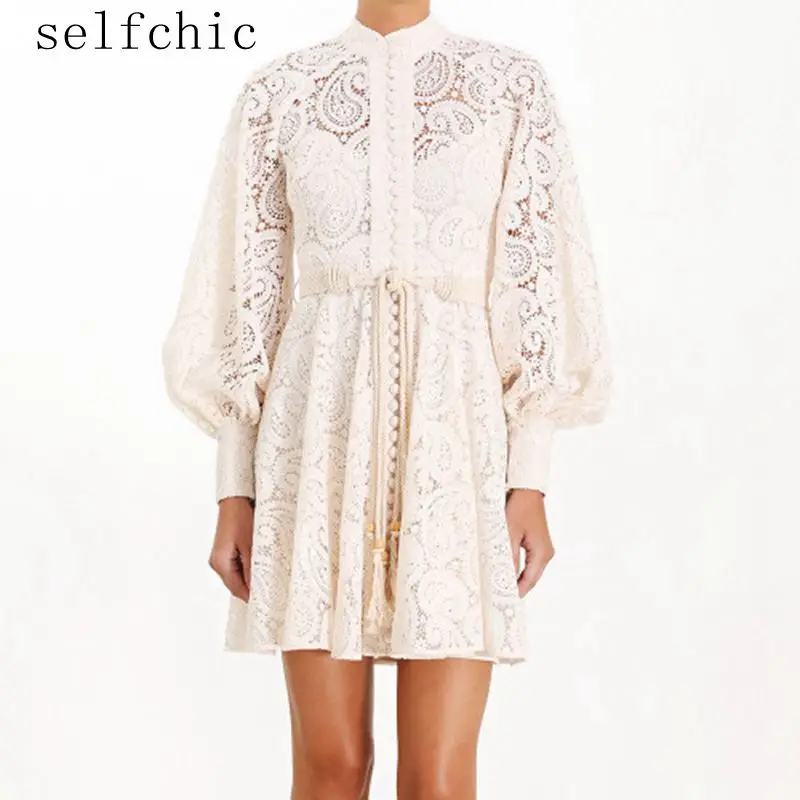 

Ladies Vintage Embroidery Dress Top Quality Long Sleeve Party Dresses 2019