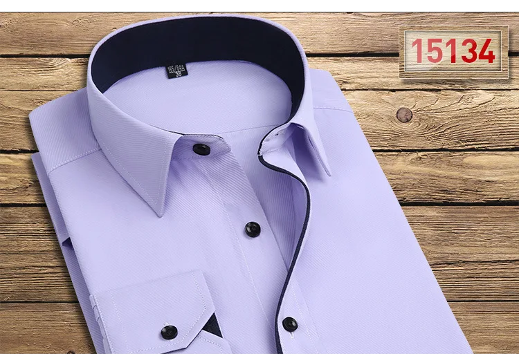 camisa masculina 11 цветов S-5XL мода узкие длинные рукава свадебные жених рубашка большие размеры Деловые рубашки для мужчин