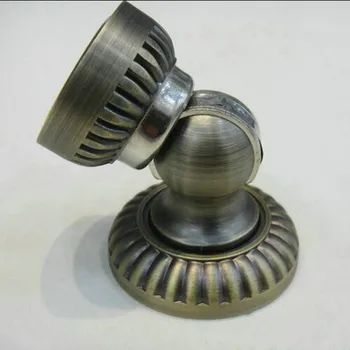 

High quality Retro style bronze door stops ,heavy duty magnetic intensity short small door stopper red bronze door stopper DS30