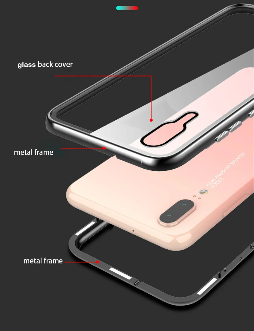 huawei p20 p20 lite pro mate 10 pro nova 3 3i honor 10 case magnetic (3)