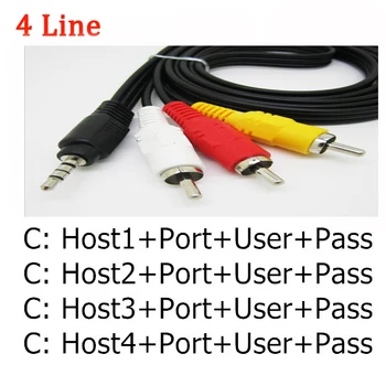 

HD 3RCA AV Cable 4 Clines for Satellite Receiver Support Cccam DVB-S2 by USB WIFI for Spain Italy Germany Portugal Poland Europe