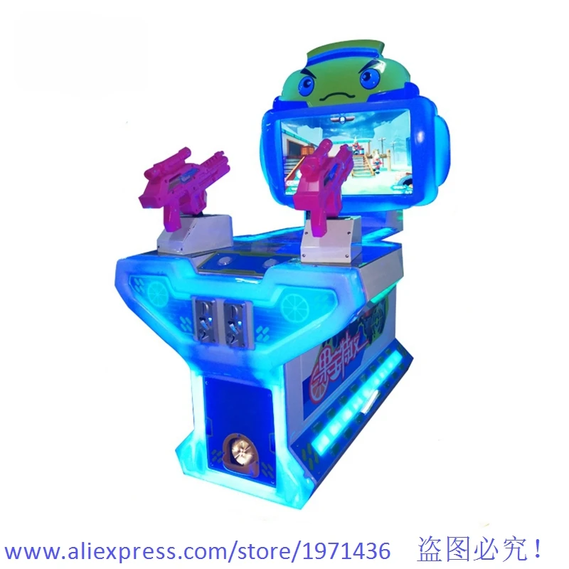 

Cheap Amusement Park Device Token Coin Operated Gun Shooting Arcade Game Machine For Children