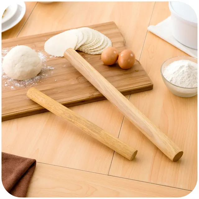 gadgets to make bread dough roller rolling pin wood dumpling skin