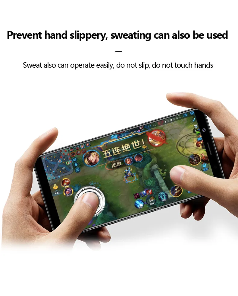 Okrągły joystick gry dla telefonu komórkowego Rocker tablet Android iPhone metalowy przycisk kontroler Easy Chicken kolacja z przyssawki -