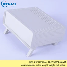 Пластиковая распределительная коробка abs пластиковый корпус электрическая коробка diy чехол для инструментов заказной настольный корпус 210*175*65 мм