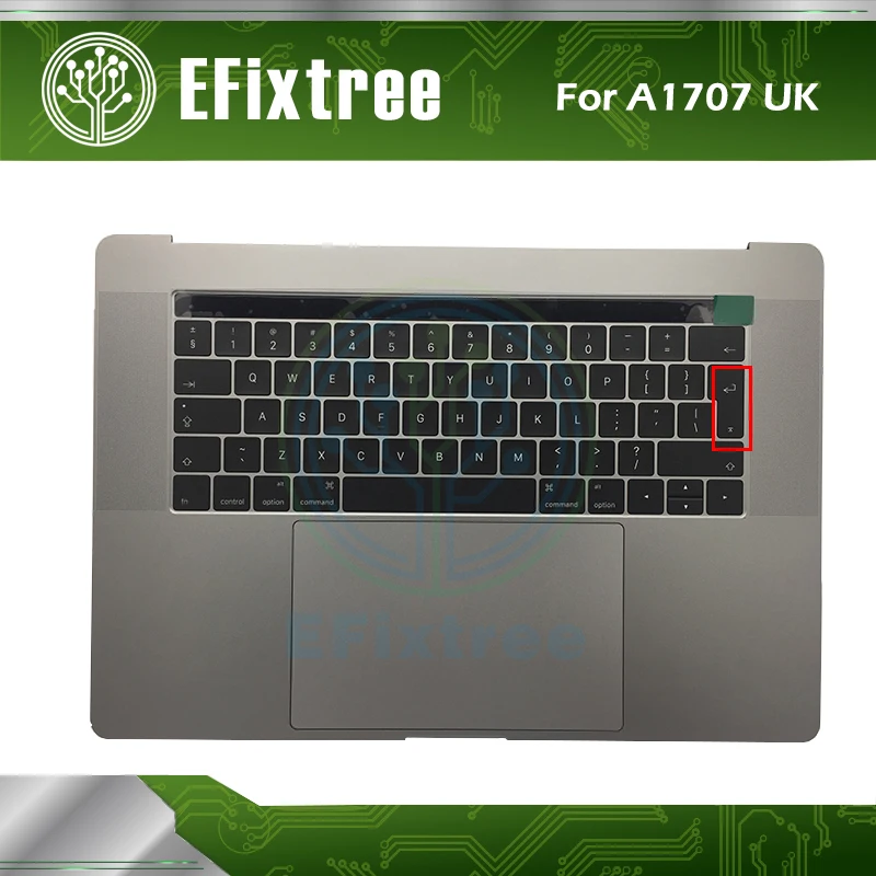 

UK 2016 2017 Top Case Assembly For Macbook Pro 15" A1707 Topcase With Keyboard Trackpad Touch bar Silver Grey EMC 3162 EMC 3072