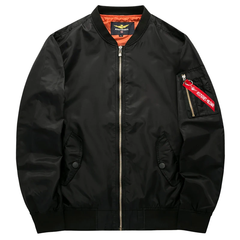 Spring& Autumn Men Bomber Flight Pilot Jacket Men Ma-1 Flight Jacket Pilot Air Force Male Army Military Motorcycle race coats