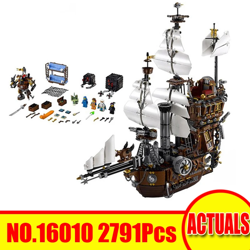 

Lepin 16002 2791Pcs Movie Figures Pirates of the Caribbean Metal Beard's Sea Cow Building Blocks Bricks Toy Set Model Gift 70810