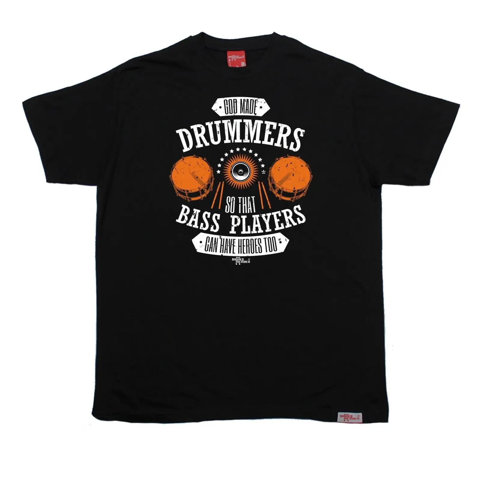 BM God Drummers Bass Heroes Too футболка барабанная рок-группа Забавный подарок День рождения