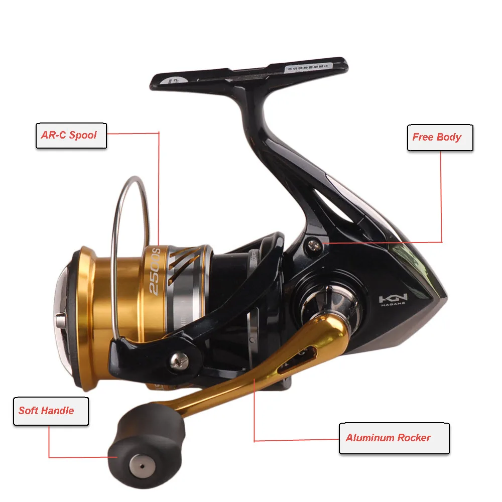 Shimano Nasci Hagane Fishing Spinning Reel Finish Tackle