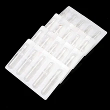 50 шт прозрачный в форме наконечника одноразовые татуировки трубки форсунки 1rt 3r 5r 7r 11f 13f 15f 7d 9d 11d 14d 18d для татуировки аксессуары
