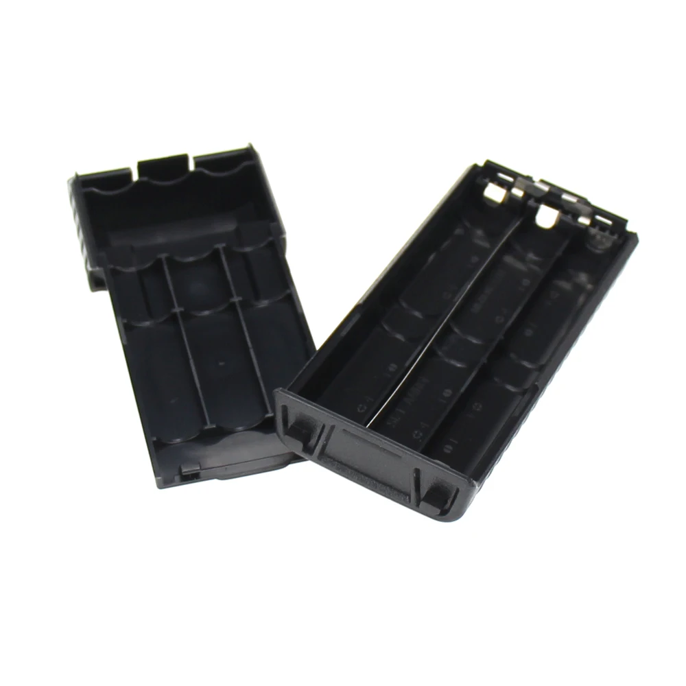 Портативный черный Расширенный 6x AA чехол для батареи для BaoFeng UV5R UV5RB UV5RE портативная рация