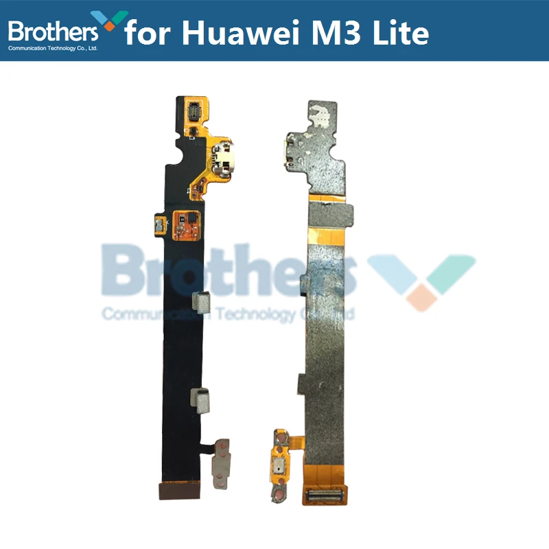 Гибкий USB-кабель для зарядки Huawei MediaPad M3 Lite док-станция плата зарядного устройства