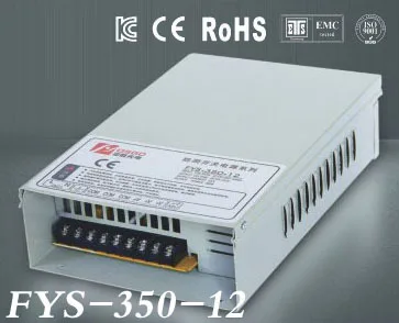 

350W 12V 29A Single Output Rainproof Switching power supply for LED Strip light AC to DC LED Driver FYS-350-12