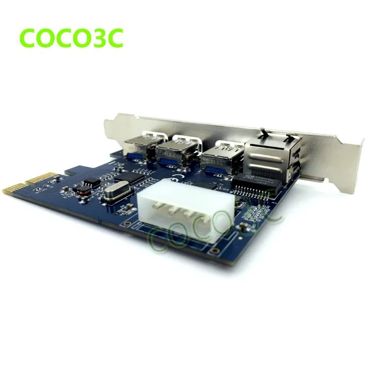 3 port usb 3.0 and GigE 4