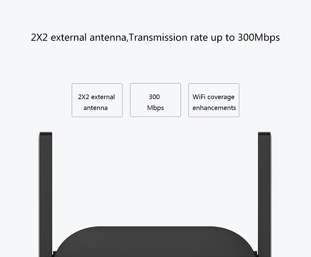 Xiaomi Mi WiFi усилитель Pro беспроводной маршрутизатор Repetidor 300 Мбит/с Amplificador повторитель сигнала крышка расширитель Roteador