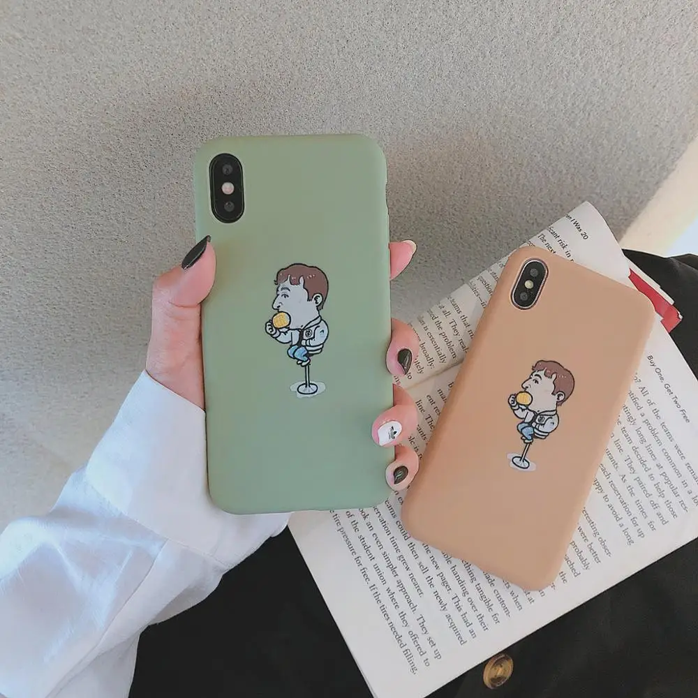 Милый и милый чехол с узором в виде еды для Apple iphone 6 6S 7 8 Plus X XR XS Max 6plus 7plus plus XsMax