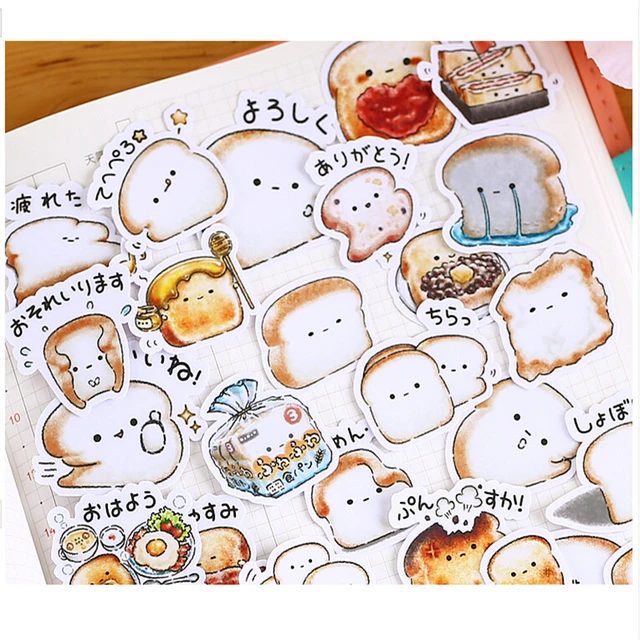 40pcs Creative Cute Self-made Bread Story/ Food Scrapbooking Stickers  /Decorative Sticker /DIY Craft Photo Albums Kawaii - AliExpress